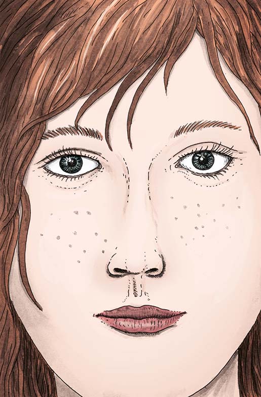 Matylda a odraz v zrcadle